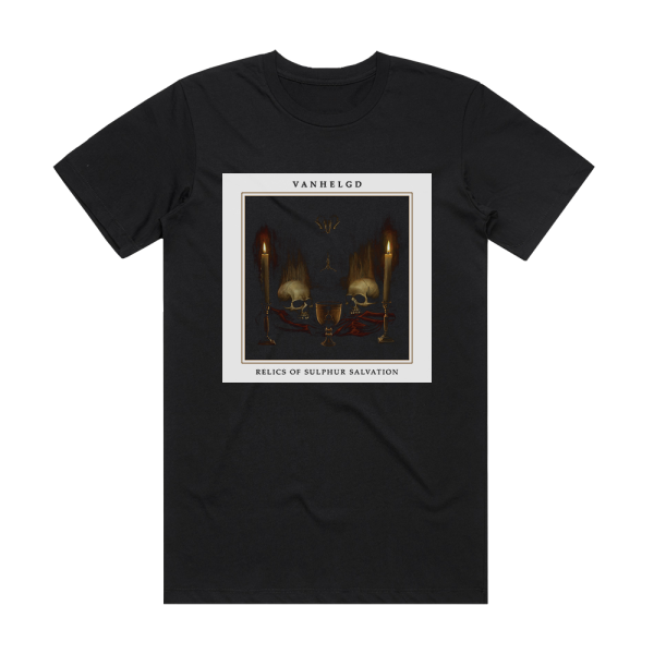 Vanhelgd Relics Of Sulphur Salvation Album Cover T-Shirt Black