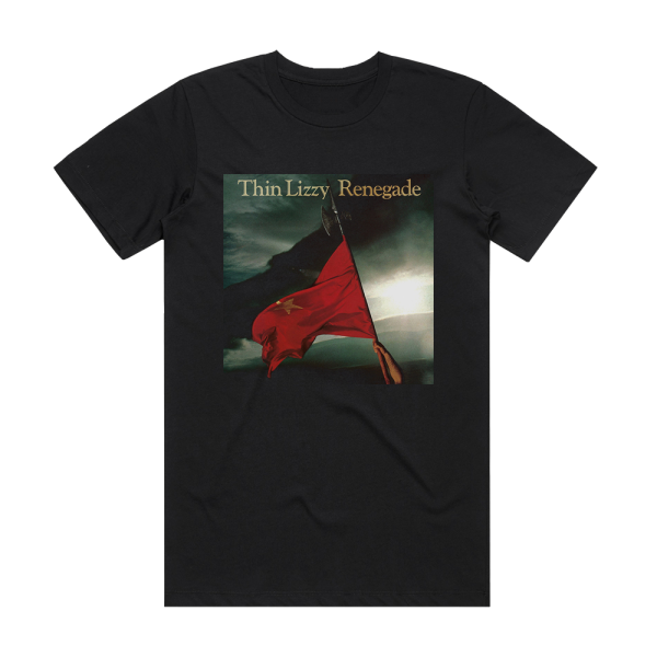 Thin Lizzy Renegade 1 Album Cover T-Shirt Black