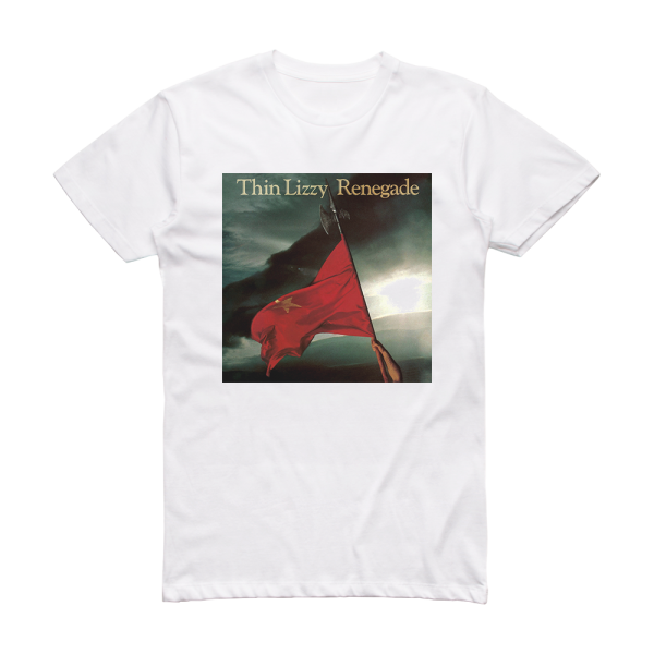 Thin Lizzy Renegade 1 Album Cover T-Shirt White