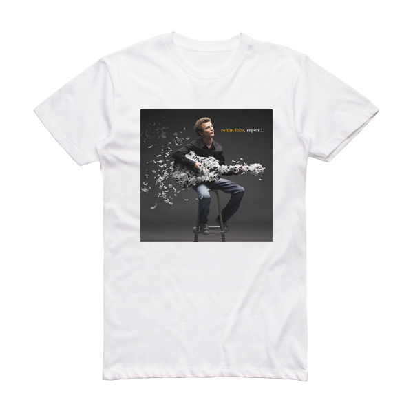 Renan Luce Repenti Album Cover T-Shirt White