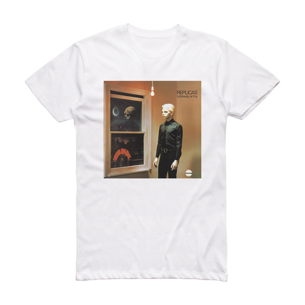 Tubeway Army Replicas Album Cover T-Shirt White