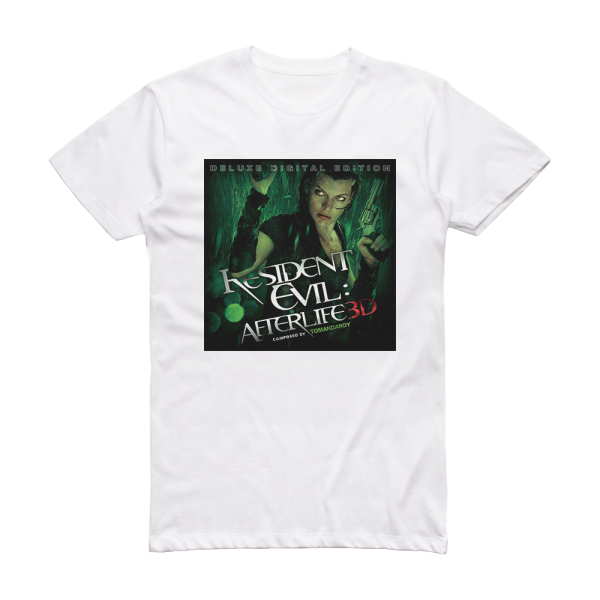 Tomandandy Resident Evil Afterlife 2 Album Cover T-Shirt White