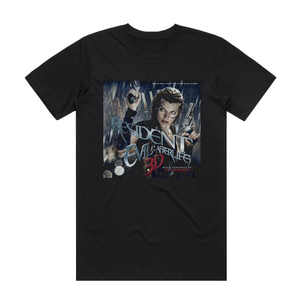 Tomandandy Resident Evil Afterlife 4 Album Cover T-Shirt Black