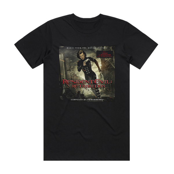 Tomandandy Resident Evil Retribution 2 Album Cover T-Shirt Black