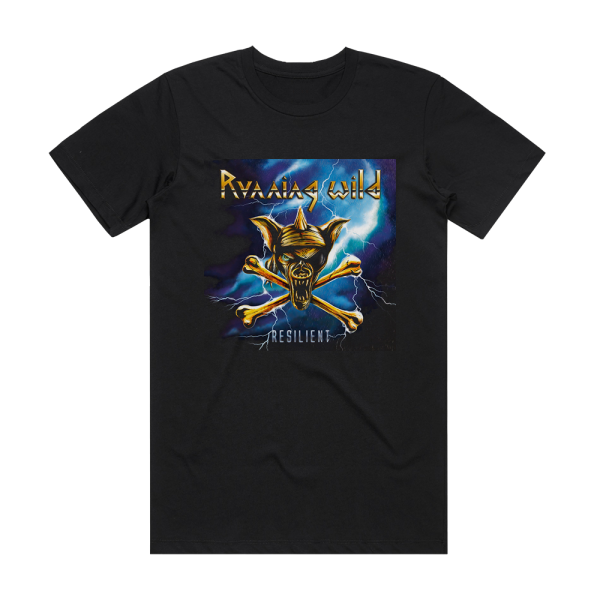 Running Wild Resilient Album Cover T-Shirt Black