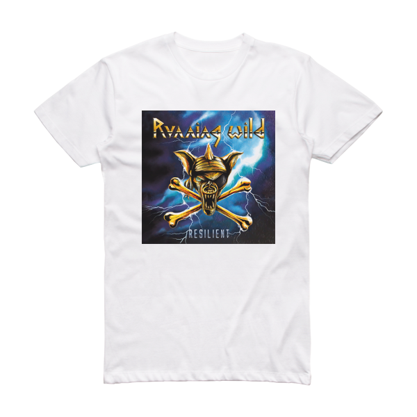 Running Wild Resilient Album Cover T-Shirt White