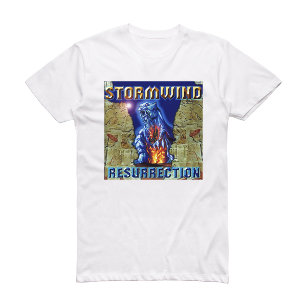 Stormwind Resurrection Album Cover T-Shirt White