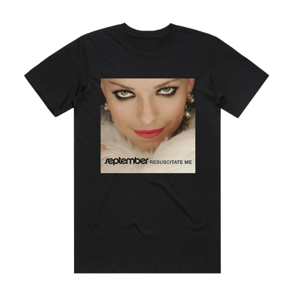 September Resuscitate Me Album Cover T-Shirt Black