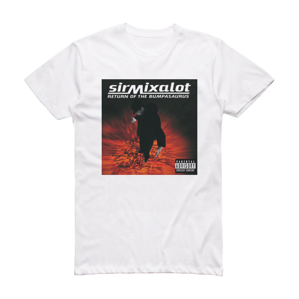 Sir Mix-A-Lot Return Of The Bumpasaurus Album Cover T-Shirt White