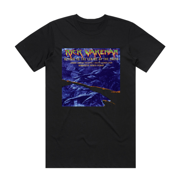 Rick Wakeman Return To The Centre Of The Earth Album Cover T-Shirt Black