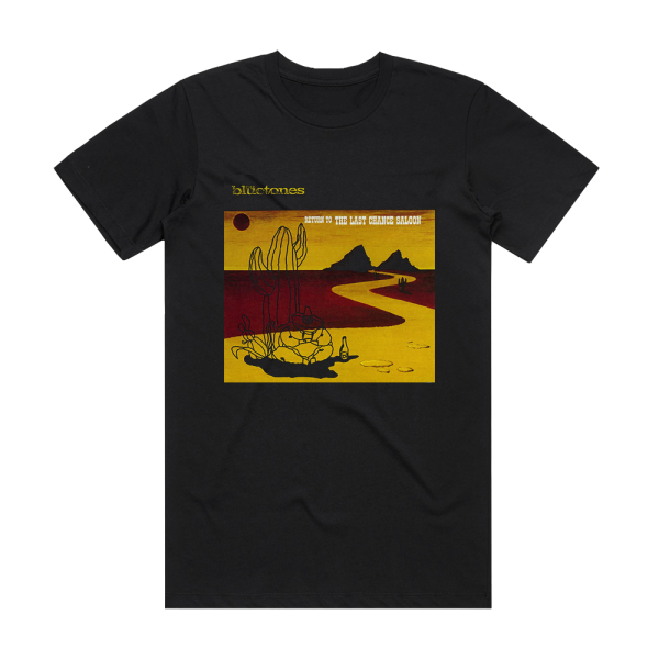 The Bluetones Return To The Last Chance Saloon Album Cover T-Shirt Black