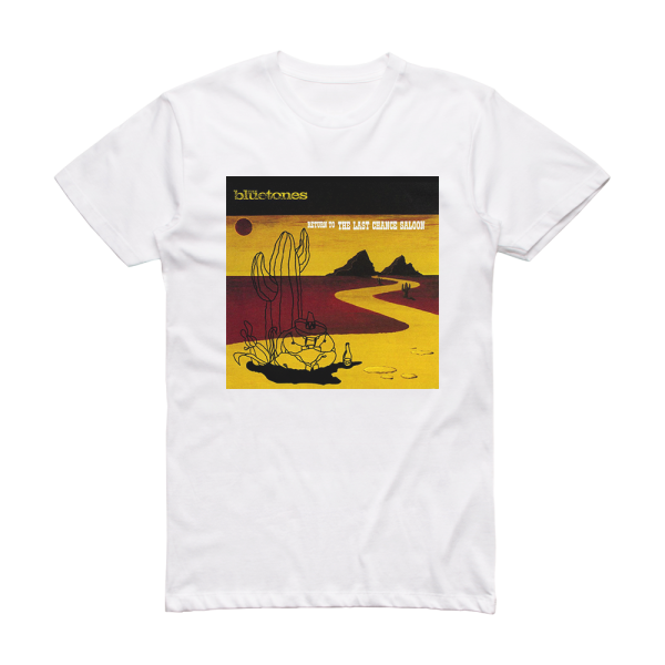 The Bluetones Return To The Last Chance Saloon Album Cover T-Shirt White
