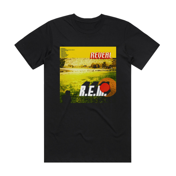 R E M Reveal Album Cover T-Shirt Black