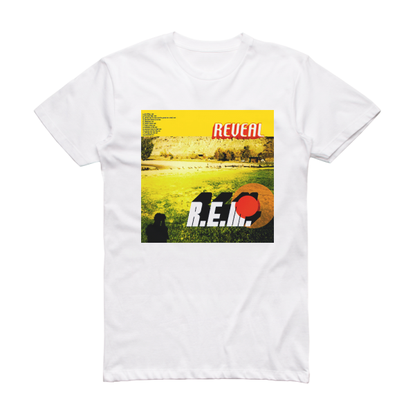 R E M Reveal Album Cover T-Shirt White