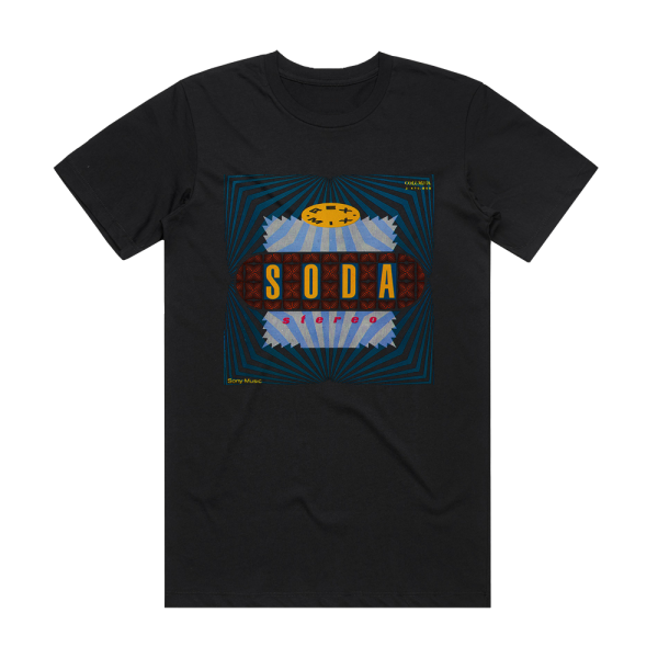 Soda Stereo Rex Mix Album Cover T-Shirt Black