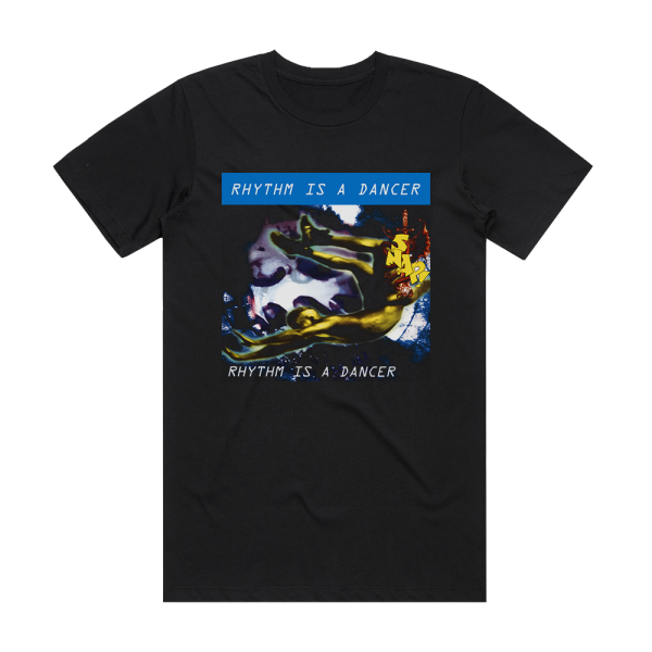 Snap Rhythm Is A Dancer Album Cover T-Shirt Black