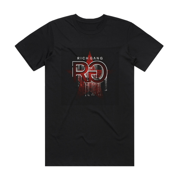 Rich Gang Rich Gang 1 Album Cover T-Shirt Black