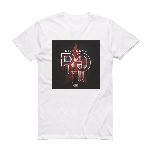 Rich Gang Rich Gang 2 Album Cover T-Shirt White