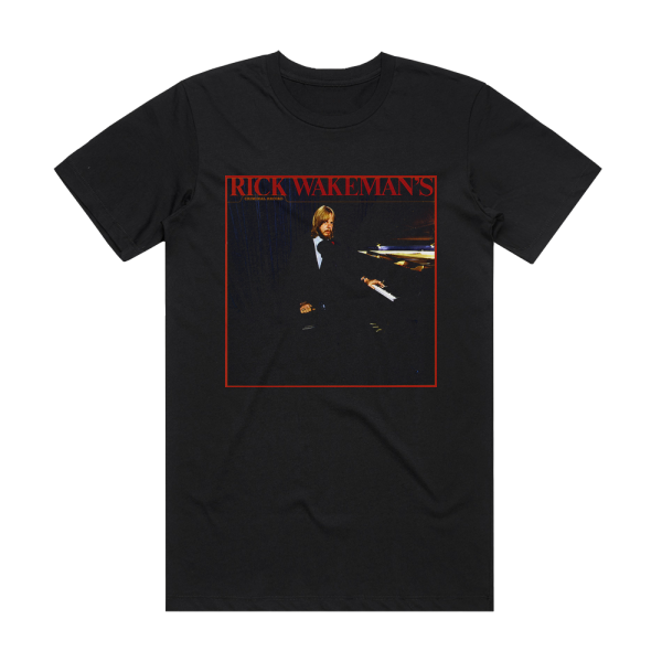 Rick Wakeman Rick Wakemans Criminal Record Album Cover T-Shirt Black