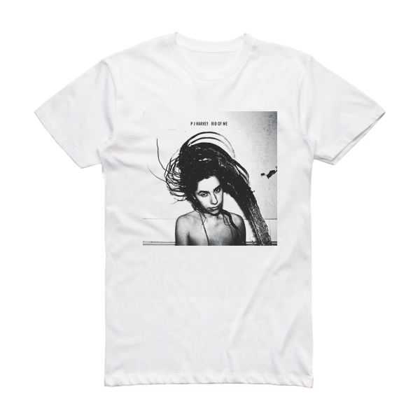 PJ Harvey Rid Of Me Album Cover T-Shirt White