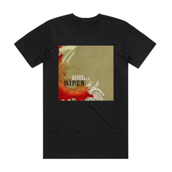 Shawn McDonald Ripen Album Cover T-Shirt Black