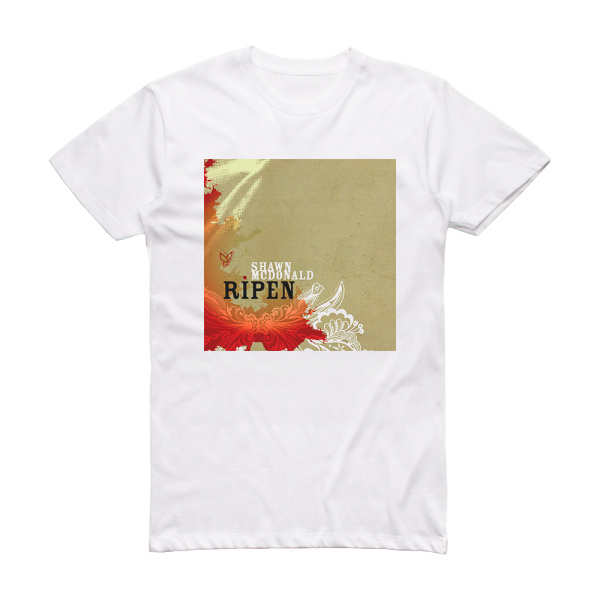 Shawn McDonald Ripen Album Cover T-Shirt White