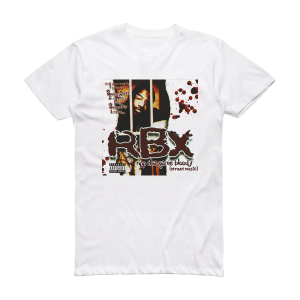 RBX Ripp Tha Game Bloody Street Muzic Album Cover T-Shirt White