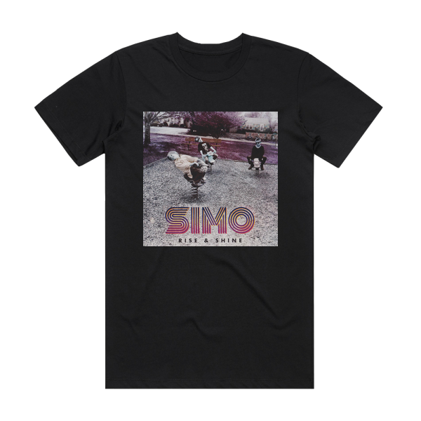 SIMO Rise Shine Album Cover T-Shirt Black