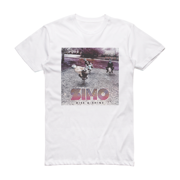 SIMO Rise Shine Album Cover T-Shirt White