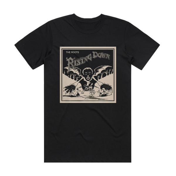 The Roots Rising Down Album Cover T-Shirt Black