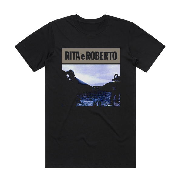 Rita Lee Rita E Roberto Album Cover T-Shirt Black