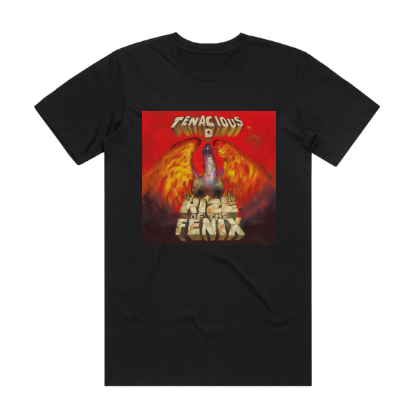 Tenacious D Rize Of The Fenix 1 Album Cover T-Shirt Black