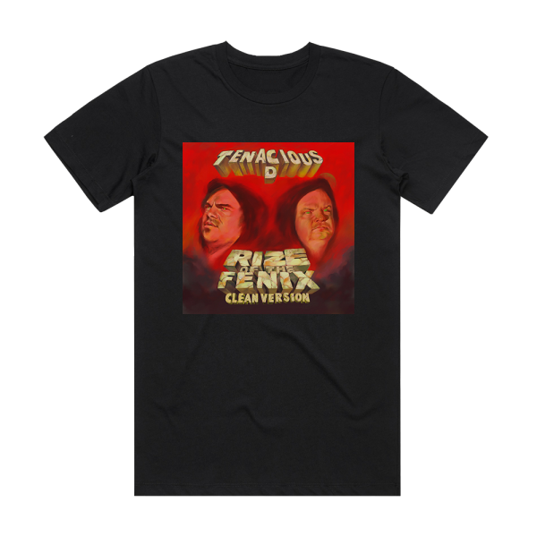 Tenacious D Rize Of The Fenix 2 Album Cover T-Shirt Black