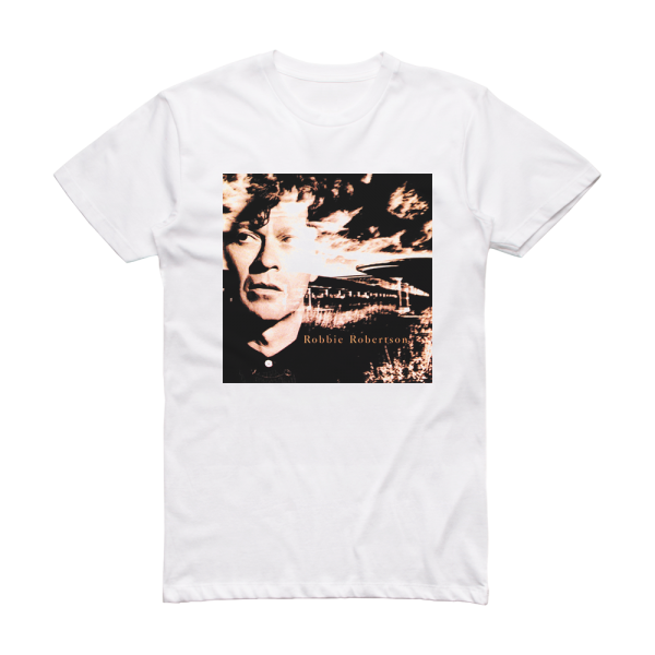 Robbie Robertson Robbie Robertson Album Cover T-Shirt White