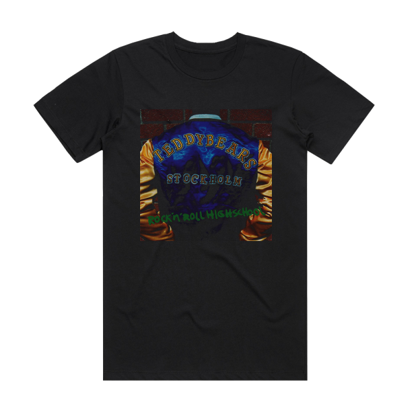 Teddybears Rock N Roll Highschool Album Cover T-Shirt Black