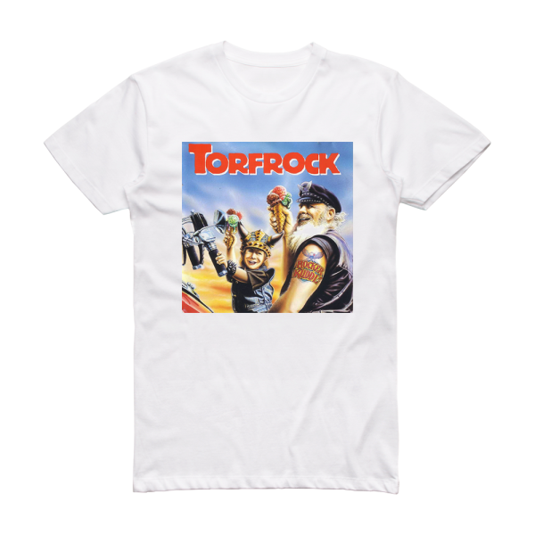 Torfrock Rockerkuddl Album Cover T-Shirt White