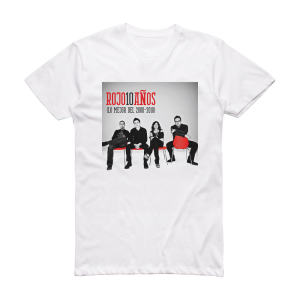 Rojo Rojo 10 Aos Album Cover T-Shirt White