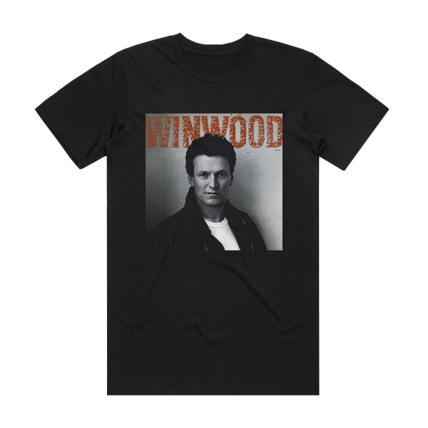 Steve Winwood Roll With It Album Cover T-Shirt Black