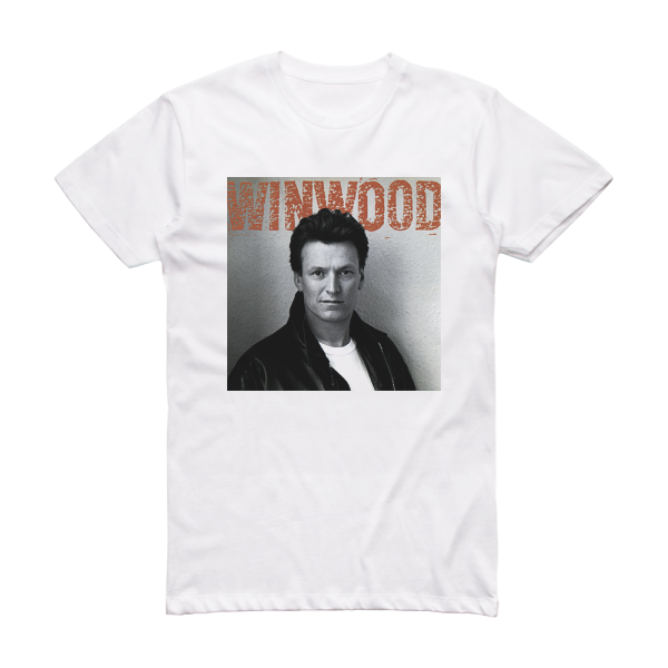 Steve Winwood Roll With It Album Cover T-Shirt White