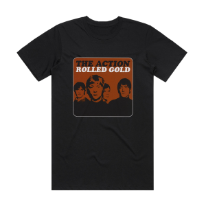 The Action Rolled Gold Album Cover T-Shirt Black