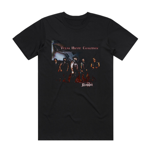 Texas Hippie Coalition Rollin Album Cover T-Shirt Black