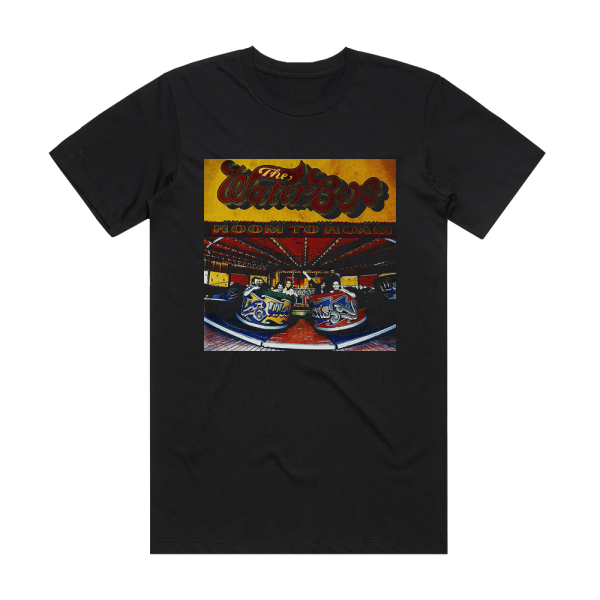 The Waterboys Room To Roam Album Cover T-Shirt Black