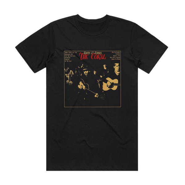 The Coral Roots Echoes Album Cover T-Shirt Black