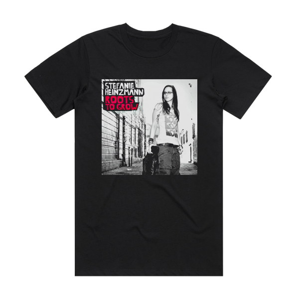 Stefanie Heinzmann Roots To Grow Album Cover T-Shirt Black