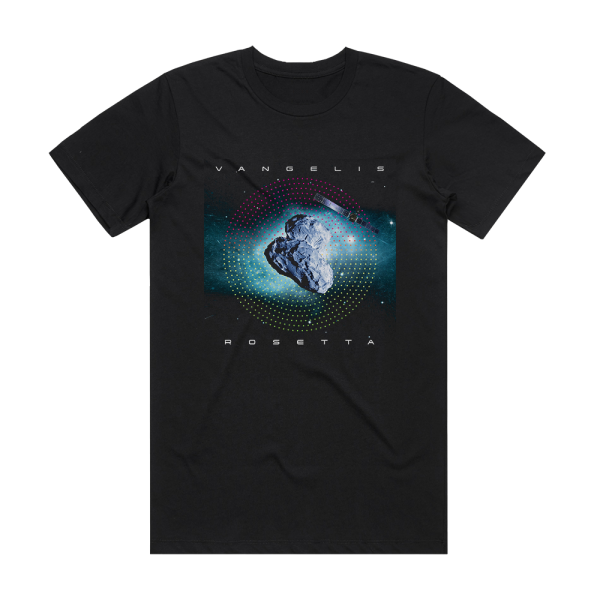 Vangelis Rosetta 1 Album Cover T-Shirt Black