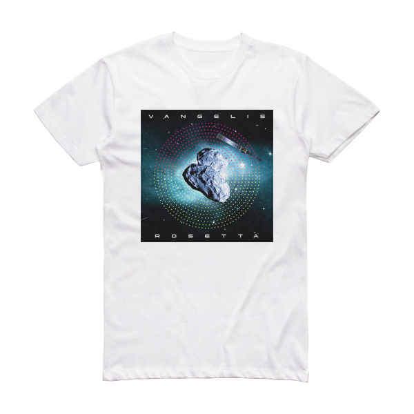 Vangelis Rosetta 1 Album Cover T-Shirt White