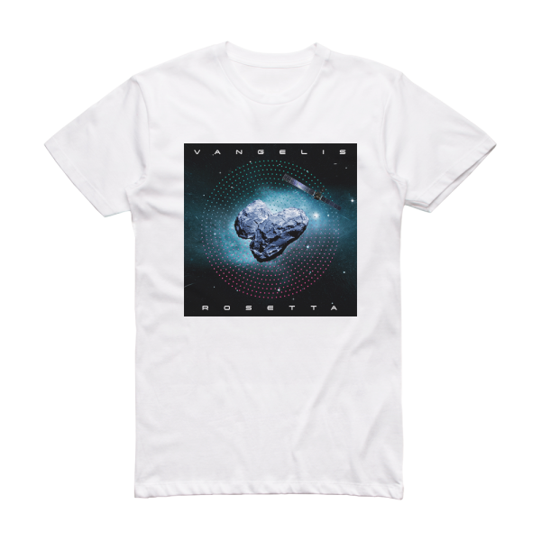 Vangelis Rosetta 2 Album Cover T-Shirt White