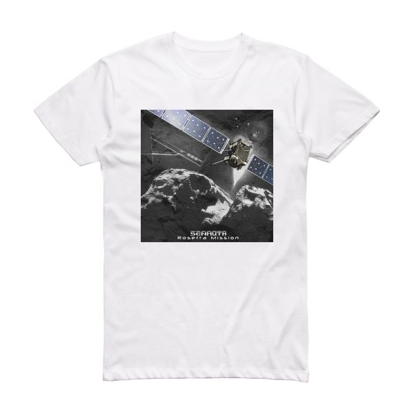 Senmuth Rosetta Mission Album Cover T-Shirt White