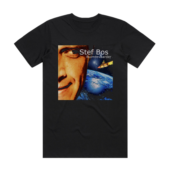 Stef Bos Ruimtevaarder Album Cover T-Shirt Black