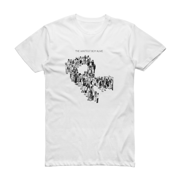 The Whitest Boy Alive Rules Album Cover T-Shirt White